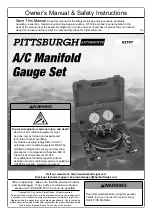 Pittsburgh Automotive 62707 Owner'S Manual & Safety Instructions предпросмотр