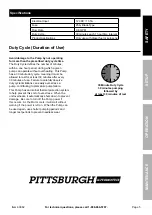 Предварительный просмотр 5 страницы Pittsburgh Automotive 63682 Owner'S Manual & Safety Instructions