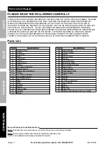 Предварительный просмотр 10 страницы Pittsburgh Automotive 63682 Owner'S Manual & Safety Instructions