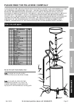 Предварительный просмотр 11 страницы Pittsburgh Automotive 69814 Owner'S Manual & Safety Instructions