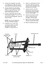 Предварительный просмотр 3 страницы Pittsburgh Automotive 93980 Instructions And Precautions