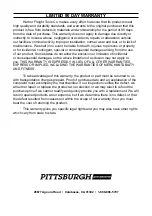 Предварительный просмотр 8 страницы Pittsburgh Automotive 95979 Owner'S Manual & Safety Instructions