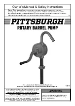 Pittsburgh 45743 Owner'S Manual & Safety Instructions preview