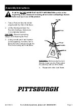 Preview for 3 page of Pittsburgh 56374 Owner'S Manual & Safety Instructions