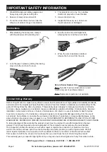 Preview for 2 page of Pittsburgh 57397 Owner'S Manual & Safety Instructions