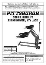 Pittsburgh 61523 Owner'S Manual & Safety Instructions preview
