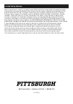 Preview for 12 page of Pittsburgh 61523 Owner'S Manual & Safety Instructions