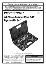 Pittsburgh 62831 Owner'S Manual & Safety Instructions предпросмотр