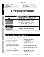 Preview for 2 page of Pittsburgh 63397 Owner'S Manual & Safety Instructions