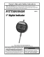 Pittsburgh 63613 Owner'S Manual & Safety Instructions preview