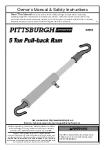 Pittsburgh 64042 Owner'S Manual & Safety Instructions предпросмотр