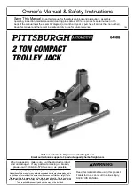Pittsburgh 64908 Owner'S Manual & Safety Instructions preview