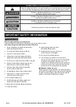 Preview for 2 page of Pittsburgh 64908 Owner'S Manual & Safety Instructions