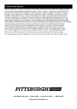 Предварительный просмотр 8 страницы Pittsburgh 64908 Owner'S Manual & Safety Instructions