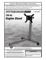 Pittsburgh 69887 Owner'S Manual preview