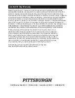 Preview for 8 page of Pittsburgh 93983 Owner'S Manual & Safety Instructions