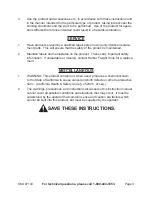 Preview for 3 page of Pittsburgh Professional 97143 Operating Instructions Manual