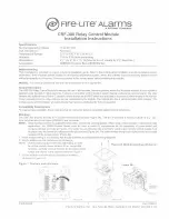 Предварительный просмотр 4 страницы Pittway Fire-Lite Alarms MMF-300 Installation Instructions Manual