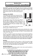 Предварительный просмотр 4 страницы Pittway Notifier ACM-8R Manual