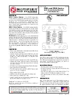 Preview for 1 page of Pittway NOTIFIER FCM Series Quick Start Manual