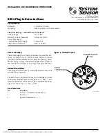 Preview for 1 page of Pittway System Sensor B501 Installation And Maintenance Instructions