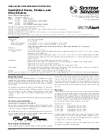 Preview for 1 page of Pittway SYSTEM SENSOR SpectrAlert H12 Installation And Maintenance Instructions