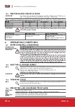 Preview for 22 page of Piusi GARDA 5 Installation, Use And Maintenance Manual