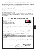 Preview for 23 page of Piusi HC20121400 Use And Maintenance Manual