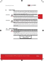 Preview for 49 page of Piusi MC BOX Installation, Use And Maintenance Instructions