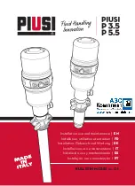 Piusi P 3.5 Directions For Installation, Use And Maintenance preview