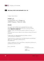 Preview for 94 page of Piusi P 3.5 Directions For Installation, Use And Maintenance