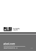 Preview for 52 page of Piusi SQUALO Installation, Use And Maintenance Instructions