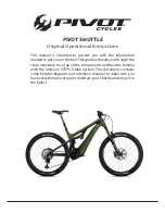 Preview for 1 page of PIVOT cycles SHUTTLE Original Operational Instructions