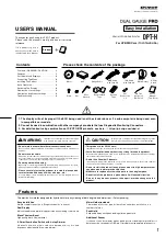 Preview for 1 page of Pivot DUAL GAUGE PRO User Manual