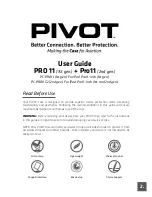 Предварительный просмотр 2 страницы Pivot PC-PRO11 User Manual