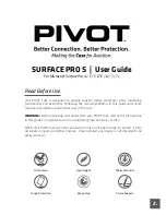 Preview for 2 page of Pivot SURFACE PRO S User Manual