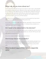 Preview for 4 page of Pivot Yoga Pant 1.0 User Manual