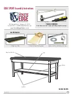 Preview for 1 page of pivotal ATHLETIC EDGE Assembly Instructions