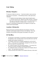 Preview for 11 page of Pixa WPS-510 Operating Instruction