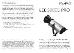 Pixapro LED S300D PRO Manual preview