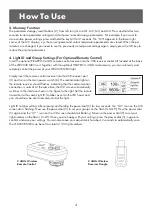 Preview for 4 page of Pixapro LED200B MKIII Instruction Manual