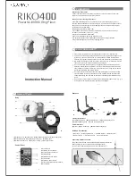 Предварительный просмотр 1 страницы Pixapro RIKO400 Instruction Manual