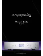 Pixel Magic Crystalio II VPS-3100 Owner'S Manual preview