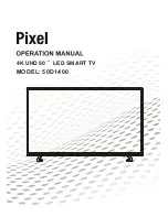 Pixel 50D1400 Operation Manual preview