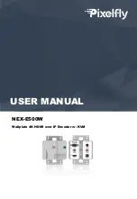 Предварительный просмотр 1 страницы Pixelfly NEX-E500W User Manual