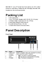 Предварительный просмотр 3 страницы Pixelfly NEX-MC10 Quick Start Manual