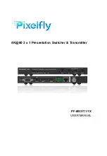 Pixelfly PF-MS31T1-TX User Manual предпросмотр