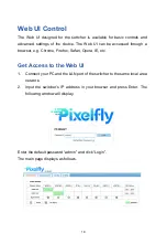 Предварительный просмотр 19 страницы Pixelfly PF-MS82T User Manual