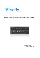 Предварительный просмотр 1 страницы Pixelfly PF-WMS42SW User Manual