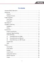 Preview for 3 page of Pixelfly TRIO-WPS42U User Manual